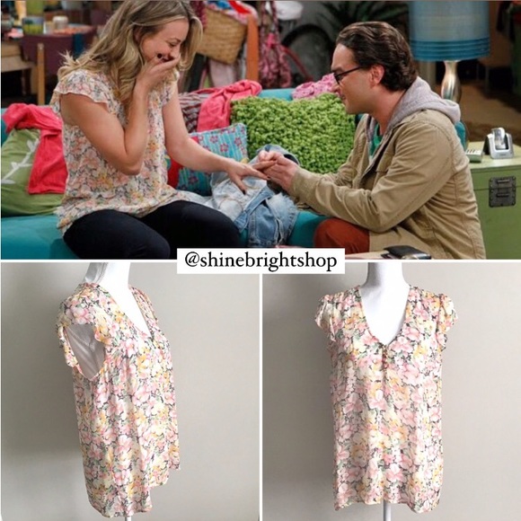 RARE Silk Blouse ASO Kaley Cuoco as Penny in The Big Bang Theory - Picture 2 of 15